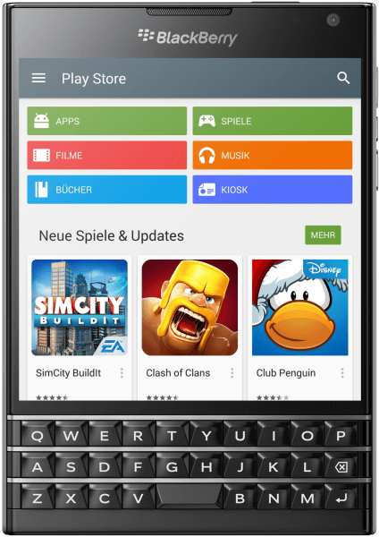 Google Play Store for BlackBerry