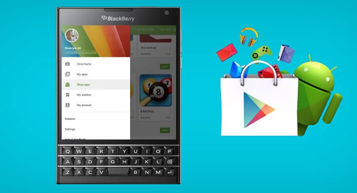 Google Play Store for BlackBerry