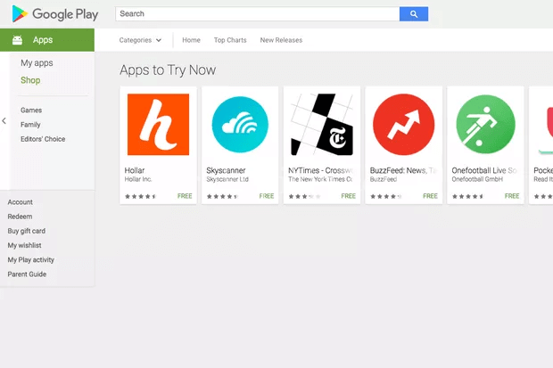 Google Play Store for Mac using Bluestacks