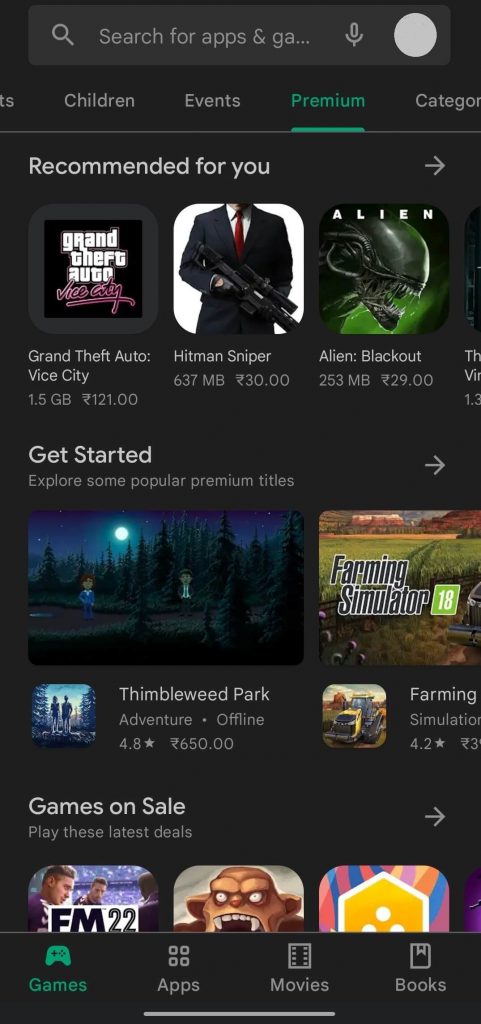 Play Store on PC